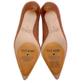 Load image into Gallery viewer, Arteana Tan Crochet Trieste 75 Pumps