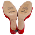 Load image into Gallery viewer, Arteana Red Crochet Lace Slide Mule Sandals