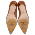 Load image into Gallery viewer, Arteana Tan Crochet Trieste 75 Pumps