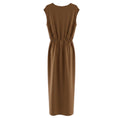 Load image into Gallery viewer, Vince Bronze Twist Front Maxi Dress