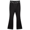 Load image into Gallery viewer, Walter Baker Black Lexie Stretch Leather Flare Pants