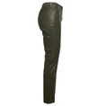 Load image into Gallery viewer, Walter Baker Olive Green Lamb Stretch Leather Pants