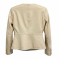 Load image into Gallery viewer, Walter Baker Ivory Leather Jacket with Gold Buttons