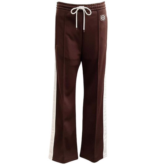 Loewe Brown Jersey Anagram Embroidered Track Pants