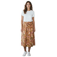 Load image into Gallery viewer, Zimmermann Pink / Green Multi Floral Printed Cotton Midi Skirt