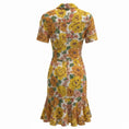 Load image into Gallery viewer, Zimmermann Yellow Multi Floral Printed Linen Dress