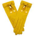 Load image into Gallery viewer, Hermès Yellow Leather Gloves