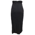 Load image into Gallery viewer, Chanel Black Jersey Mid-length Viscose Skirt