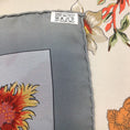 Load image into Gallery viewer, Hermes Paris Grey Multi Vintage Les Jardiniers du Roy Printed Square Silk Scarf
