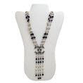 Load image into Gallery viewer, Chanel Pearl And Navy Crystals 2019 Necklace