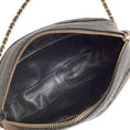 Load image into Gallery viewer, Chanel Vintage Quilted Black Lizard Skin Leather Shoulder Bag
