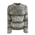 Load image into Gallery viewer, Chanel Textured Woven Grey Sweater