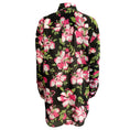 Load image into Gallery viewer, Tom Ford Black/Pink Hibiscus Print Oversized Button-down Top
