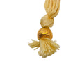 Load image into Gallery viewer, Chanel Vintage 1999 Yellow Resin Stone and Gold CC Logo Charm Tassel Detail Belt