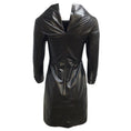 Load image into Gallery viewer, Chanel Black Long Sleeved Lambskin Leather Dress