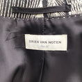 Load image into Gallery viewer, Dries van Noten Black and Ivory Embroidered Coat
