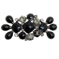 Load image into Gallery viewer, Chanel Black Stone with Crystals 2008 A Brooch

