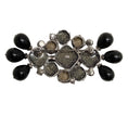 Load image into Gallery viewer, Chanel Black Stone with Crystals 2008 A Brooch

