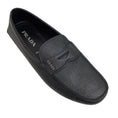 Load image into Gallery viewer, Prada Black Saffiano Men's Penny Driving Loafer