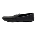 Load image into Gallery viewer, Prada Black Saffiano Men's Penny Driving Loafer