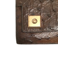 Load image into Gallery viewer, Hermès 1955 Dark Brown Ostrich Leather Satchel
