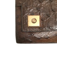 Load image into Gallery viewer, Hermès 1955 Dark Brown Ostrich Leather Satchel