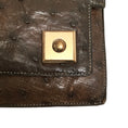 Load image into Gallery viewer, Hermès 1955 Dark Brown Ostrich Leather Satchel