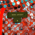 Load image into Gallery viewer, Marc Jacobs Red / Blue Sequined Bow Collar Blouse
