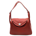 Load image into Gallery viewer, Hermès Lindy 2008 Rouge Togo Leather 30cm Shoulder Bag