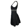 Load image into Gallery viewer, Chanel Black Beaded & Sequined Sleeveless Cocktail Dress