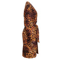 Load image into Gallery viewer, R13 Orange Leopard Padded Winter Robe Coat
