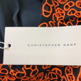 Load image into Gallery viewer, Christopher Kane Black / Orange Leopard Broderie Skirt
