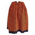 Load image into Gallery viewer, Christopher Kane Black / Orange Leopard Broderie Skirt
