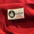 Load image into Gallery viewer, Lanvin Red Wool Raw Seam Asymmetric Dress
