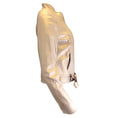 Load image into Gallery viewer, Valentino Light Gold Metallic Vintage Lambskin Leather Jacket