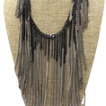 Load image into Gallery viewer, Chanel 2014 Multi Strand Fringe Chain Necklace