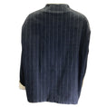 Load image into Gallery viewer, Hannoh Wessel Navy Blue / Ivory Pinstriped Cotton Jacket