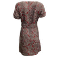 Load image into Gallery viewer, Dolce & Gabbana Burgundy / Grey Jacquard with Belt Cocktail Dress