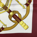 Load image into Gallery viewer, Hermès Bridle and Bit Motif Silk Scarf
