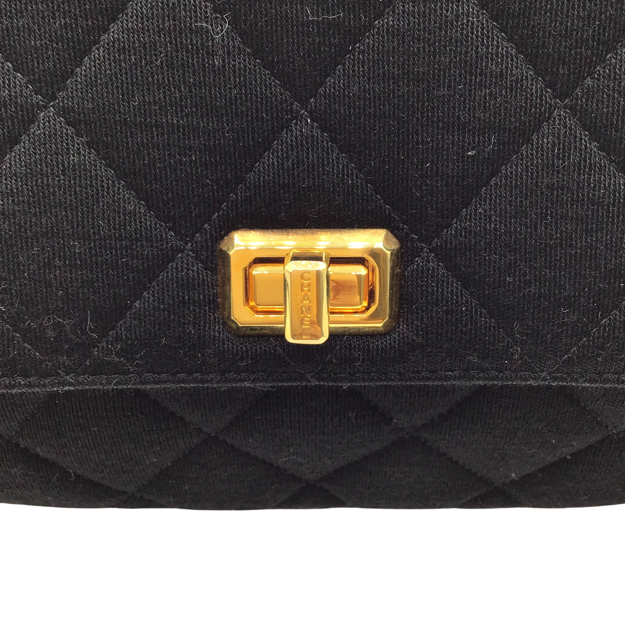 Chanel Mademoiselle 1995 Black Shoulder Bag