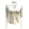 Load image into Gallery viewer, Proenza Schouler White Label Ivory / Off-white Compact Knit Turtleneck Blouse
