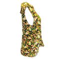 Load image into Gallery viewer, Marni Black Multi Lovers Prairie Sable Floral Printed Sleeveless Cowl Neck Crepe Blouse