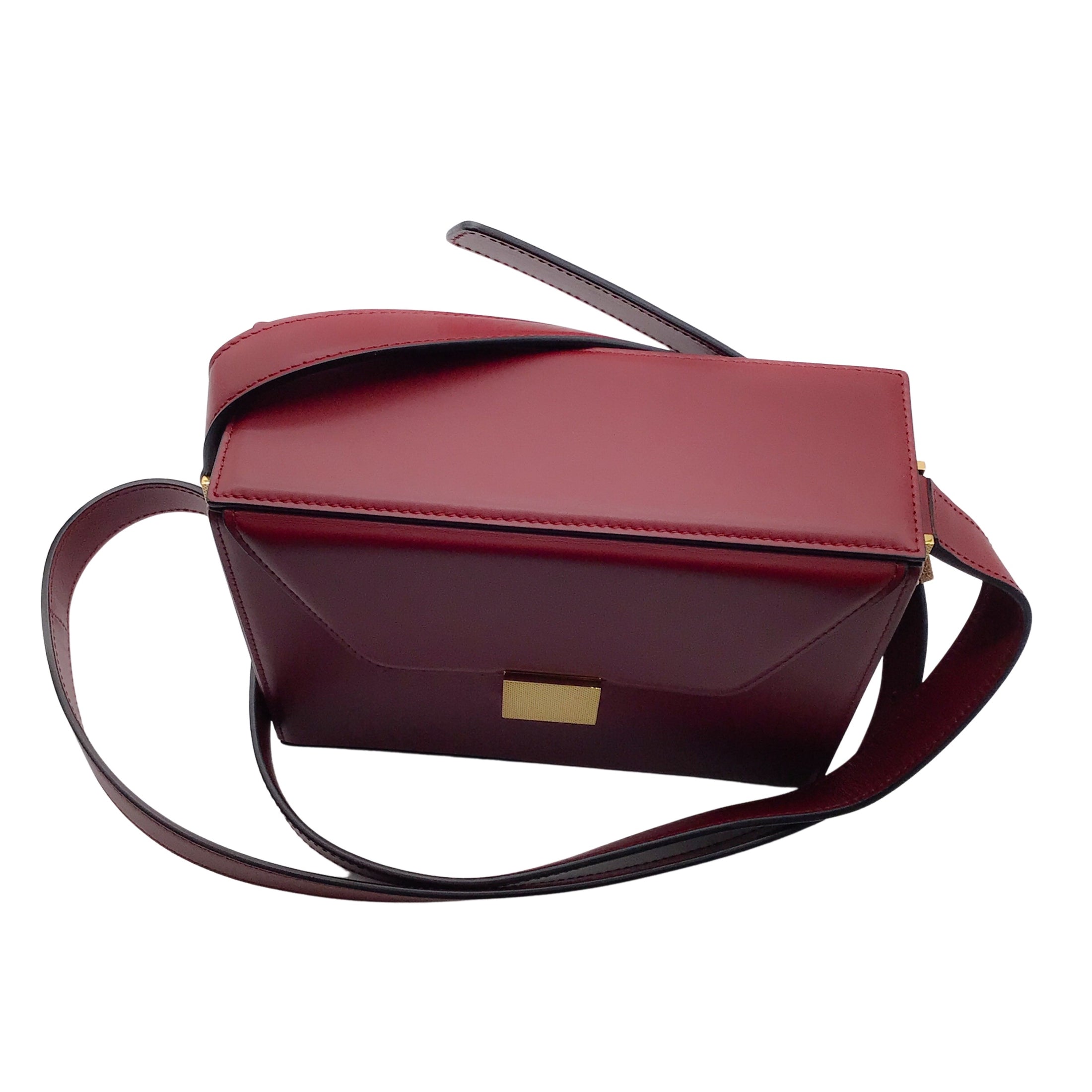 Victoria Beckham Vanity Red Leather Shoulder Bag