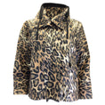 Load image into Gallery viewer, Moncler Tan / Black 'Ivoire' Leopard Printed Full Zip Jacket
