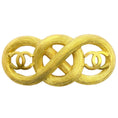 Load image into Gallery viewer, Chanel Gold Cruise 1995 Cc Infinity Brooch