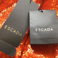 Load image into Gallery viewer, Escada 'Norelian' Orange Sequined Sleeveless Top in Gladiola
