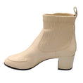 Load image into Gallery viewer, Pierre Hardy Ivory Patent Leather Ankle Boots