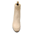 Load image into Gallery viewer, Pierre Hardy Ivory Patent Leather Ankle Boots