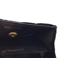 Load image into Gallery viewer, Chanel Black Vintage 80's Quilted Velvet Mini Flap Bag
