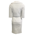 Load image into Gallery viewer, Chanel Grey and White Eyelet Dress with Jacket